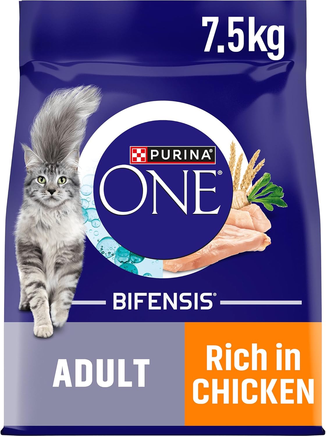 PURINA ONE Adult Dry Cat Food - Rich in Chicken 7.5KG